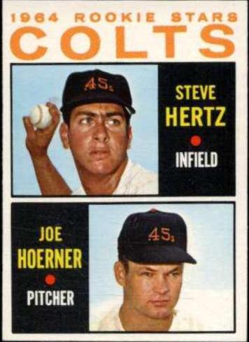 1964 Topps Steve Hertz / Joe Hoerner #544 card