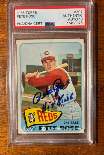 1965 Topps Pete Rose #207 card
