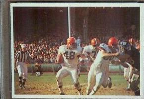 1966 Philadelphia Cleveland Browns [Play Card] #52 card