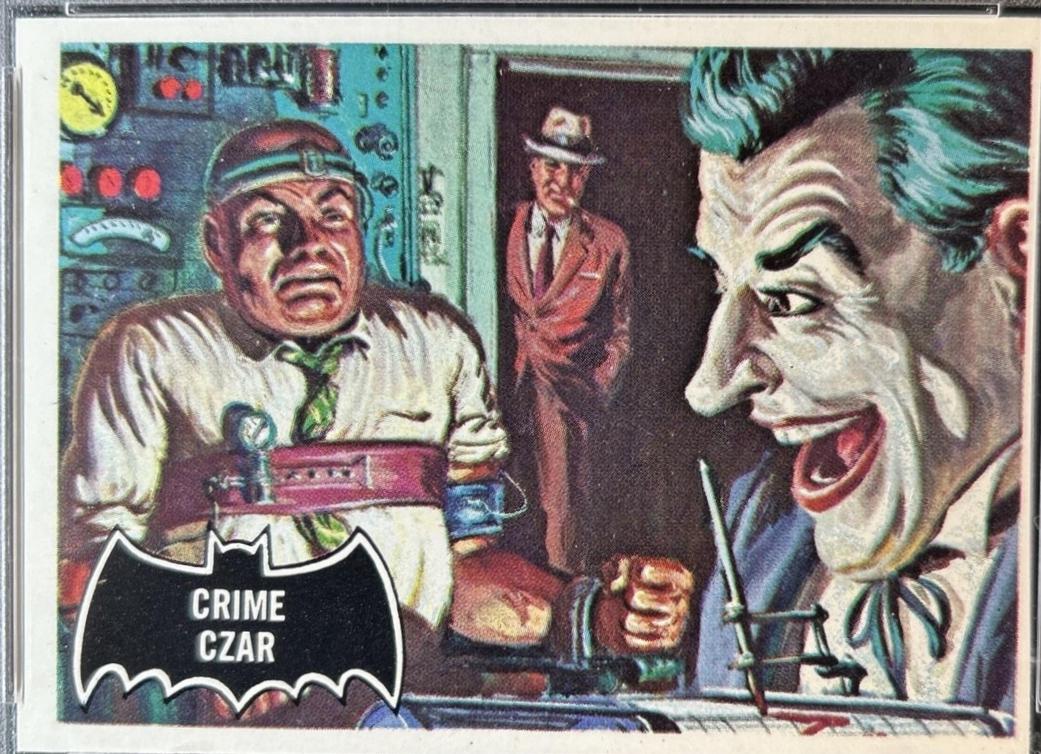 1966 Topps Batman Black Bat Crime Czar #10 card