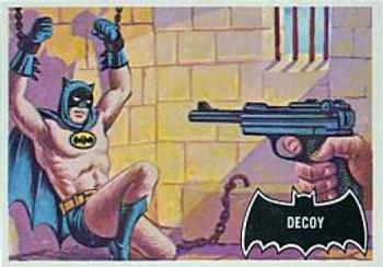 1966 Topps Batman Black Bat Decoy #49 card