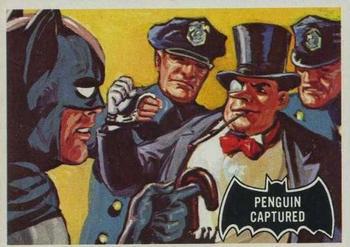 1966 Topps Batman Black Bat Penguin Captured #24 card