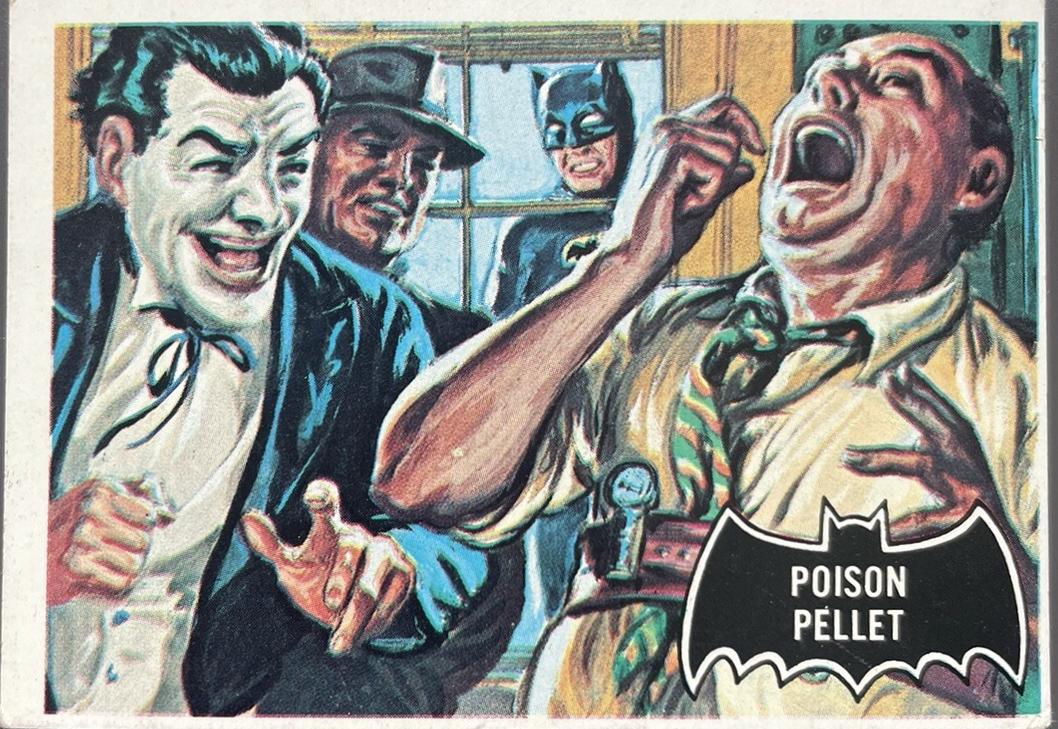 1966 Topps Batman Black Bat Poison Pellet #11 card