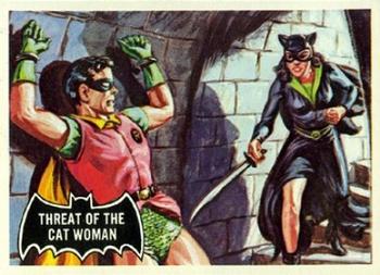 1966 Topps Batman Black Bat Threat of the Cat Woman #31 card