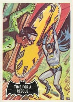 1966 Topps Batman Black Bat Time for a Rescue #41 card