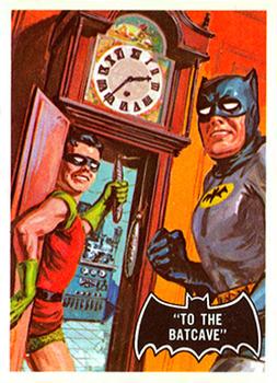 1966 Topps Batman Black Bat "To the Batcave" #39 card