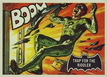 1966 Topps Batman Black Bat Trap for the Riddler #45 card