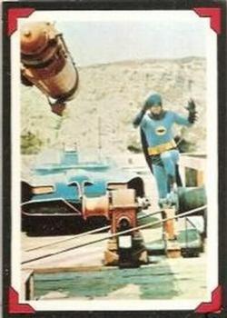 1966 Topps Batman Riddler Back A Desperate Leap #24 card
