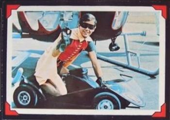 1966 Topps Batman Riddler Back Boy Wonder's Bat-Cart #23 card