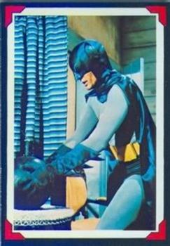 1966 Topps Batman Riddler Back Cautious Caped Crusader #17 card
