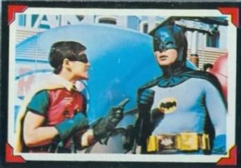 1966 Topps Batman Riddler Back Hide-and-Go-Riddle #16 card