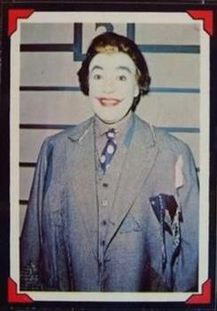1966 Topps Batman Riddler Back The Clown Prince of Crime #12 card