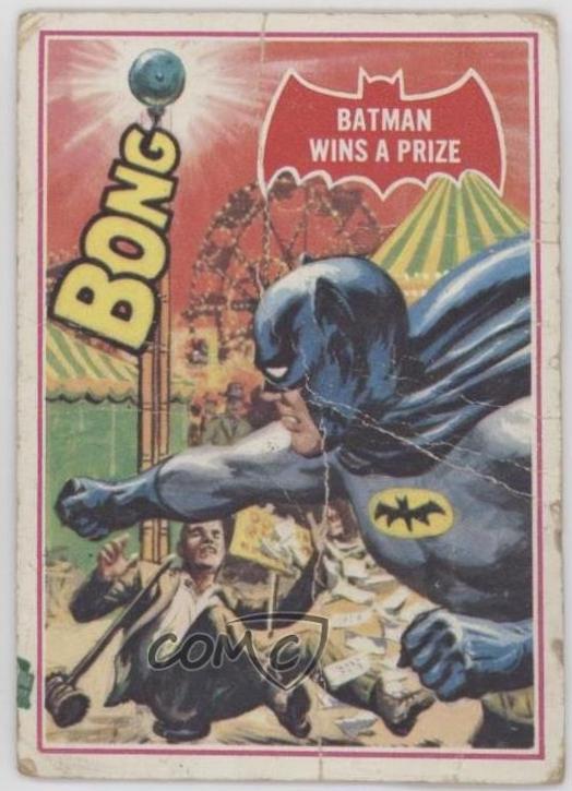 1966 Topps Batman Series A Batman Wins a Prize #21A card