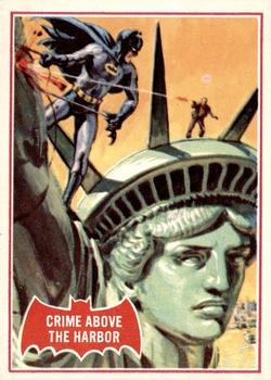 1966 Topps Batman Series A Crime above the Harbor #35A card