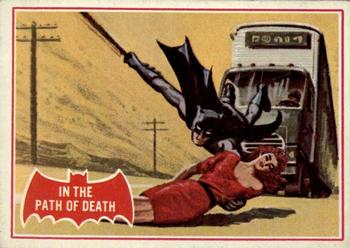 1966 Topps Batman Series A In the Path of Death #38A card