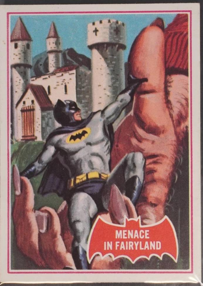 1966 Topps Batman Series A Menace in Fairyland #43A card