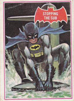 1966 Topps Batman Series A Stopping the Sub #39A card