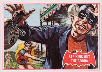 1966 Topps Batman Series A Striking Out the Cobra #27A card