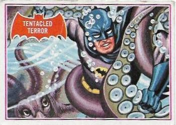 1966 Topps Batman Series A Tentacled Terror #8A card