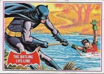 1966 Topps Batman Series A The Batline Life-Line #7A card