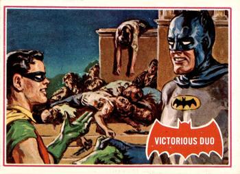 1966 Topps Batman Series A Victorious Duo #28A card