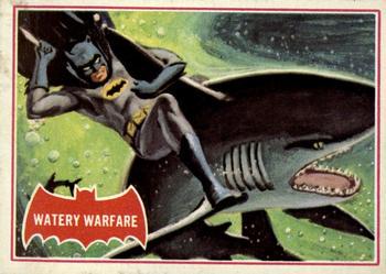 1966 Topps Batman Series A Watery Warfare #37A card