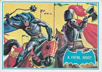 1966 Topps Batman Series B A Fatal Joust [Puzzle] #34B card