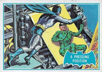 1966 Topps Batman Series B A Pressing Position #36B card