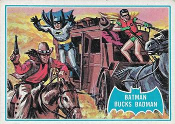 1966 Topps Batman Series B Batman Bucks Badman #31B card