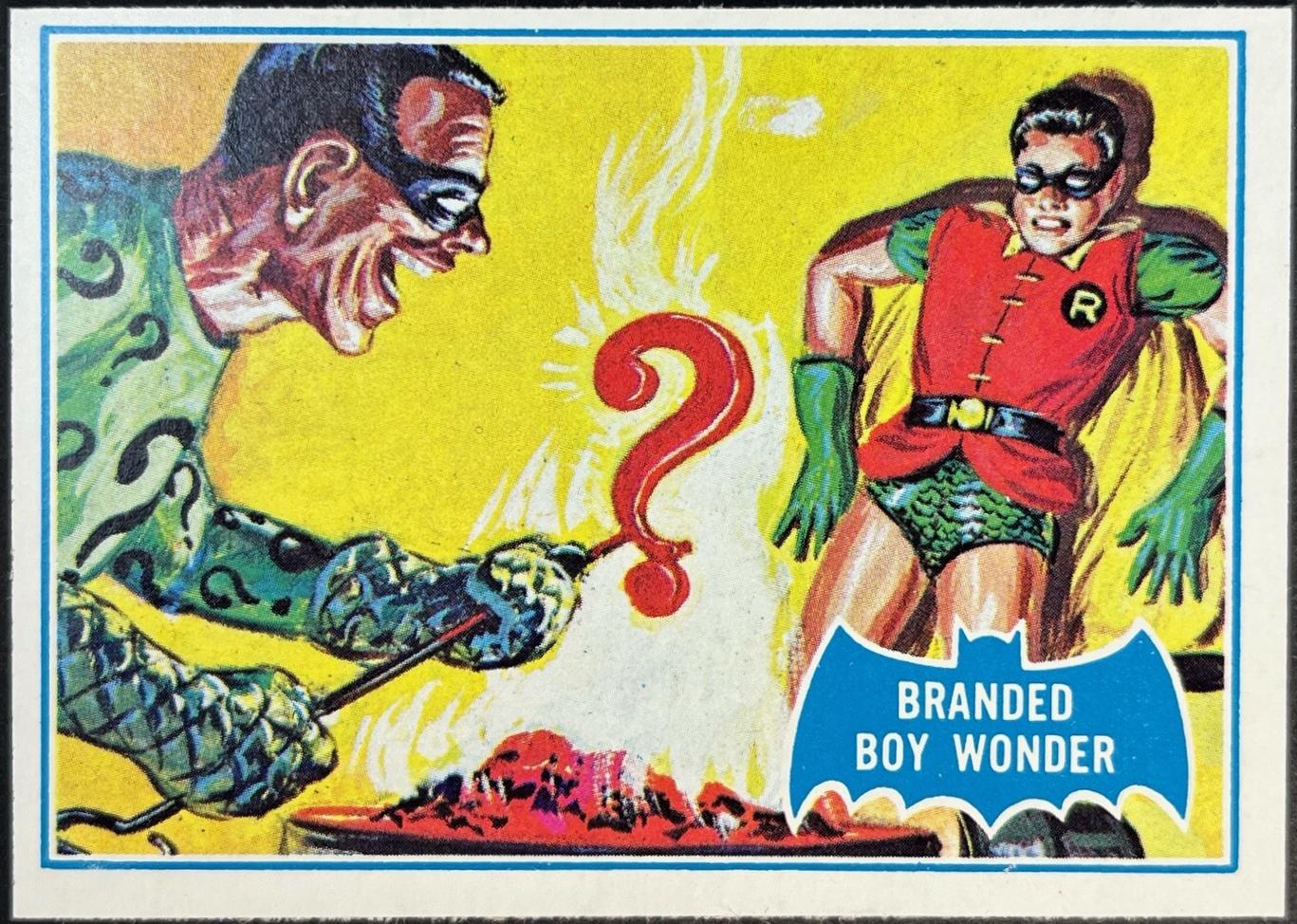 1966 Topps Batman Series B Branded Boy Wonder #4B card