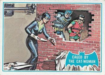 1966 Topps Batman Series B Caged by the Catwoman [Puzzle] #5B card