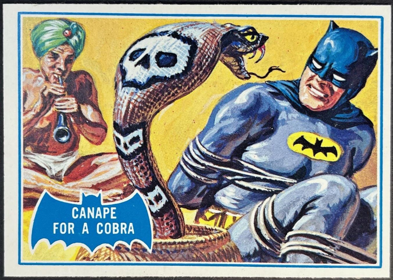 1966 Topps Batman Series B Canape for a Cobra #6B card
