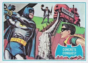 1966 Topps Batman Series B Concrete Conquest #28B card