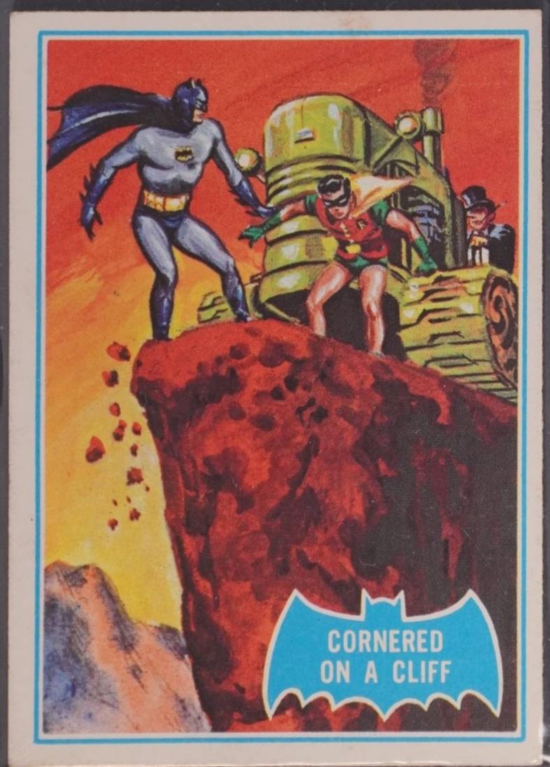1966 Topps Batman Series B Cornered on a Cliff #19B card