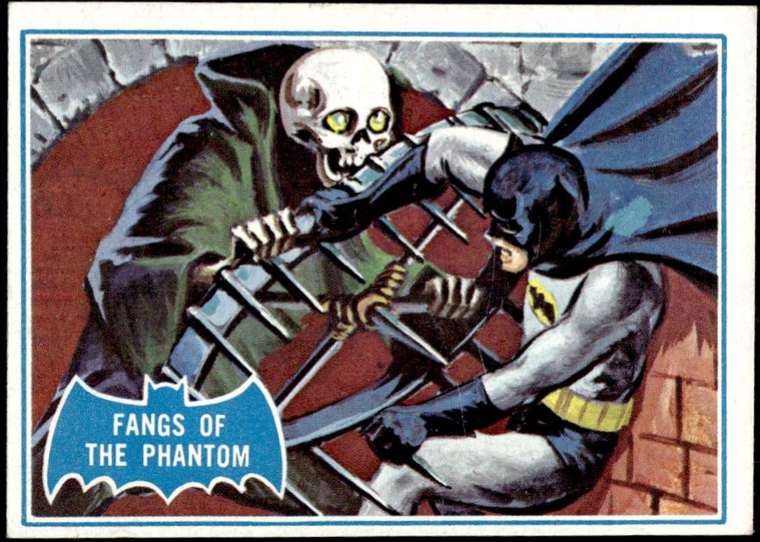 1966 Topps Batman Series B Fangs of the Phantom #24B card
