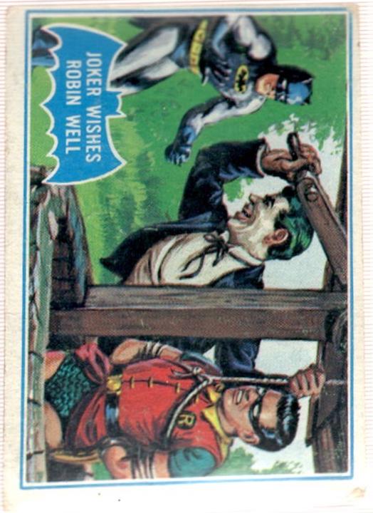 1966 Topps Batman Series B Joker Wishes Robin Well #15B card