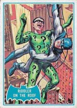 1966 Topps Batman Series B Riddler on the Roof #37B card