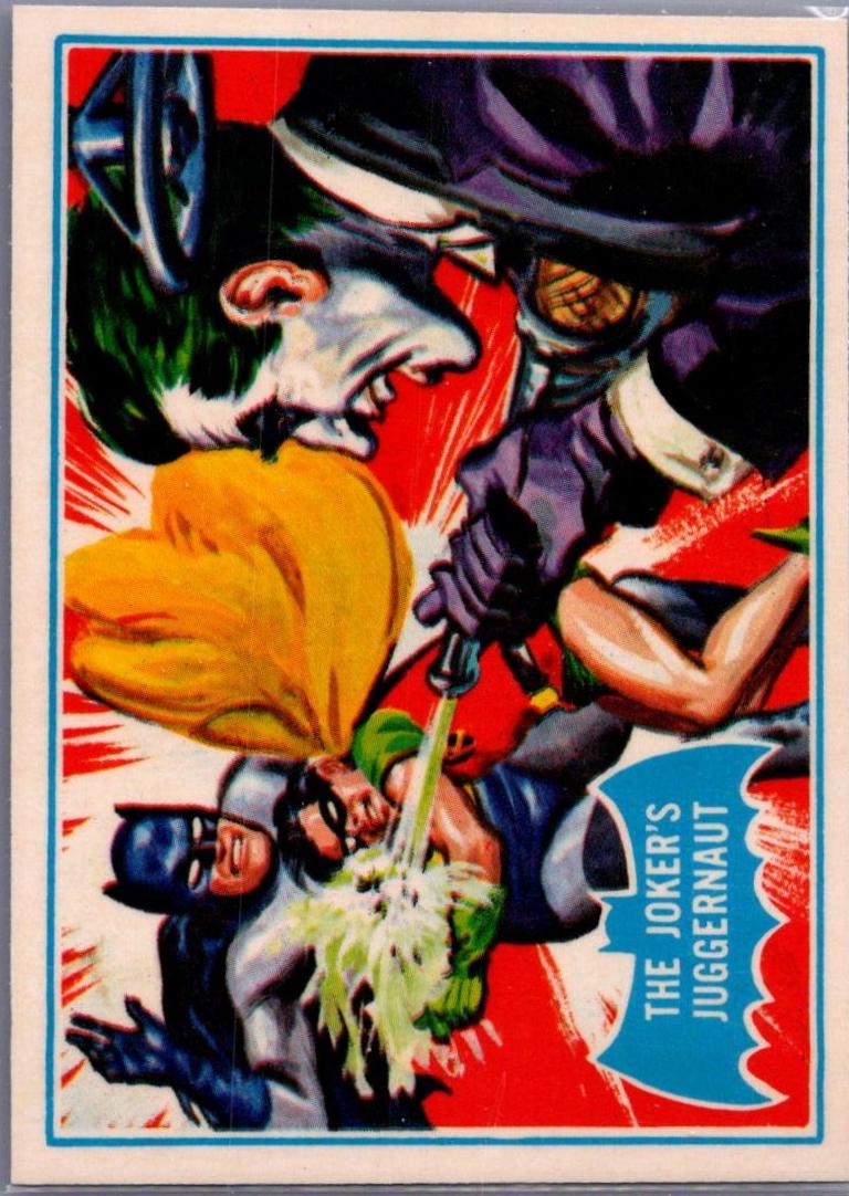 1966 Topps Batman Series B The Joker's Juggernaut #23B card