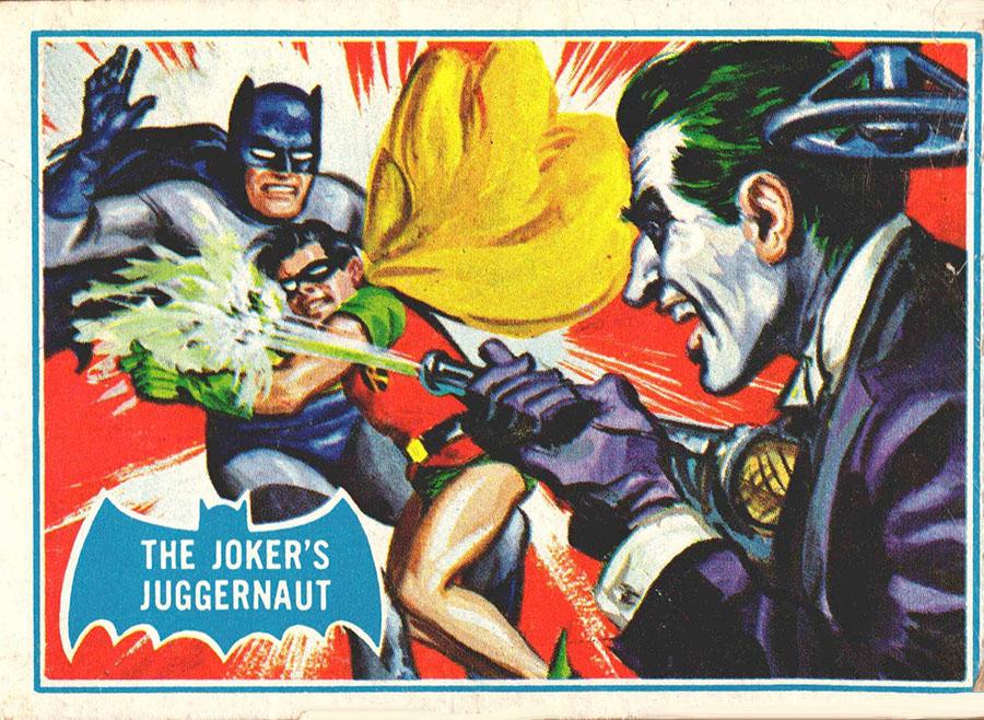 1966 Topps Batman Series B The Joker's Juggernaut [Puzzle] #23B card