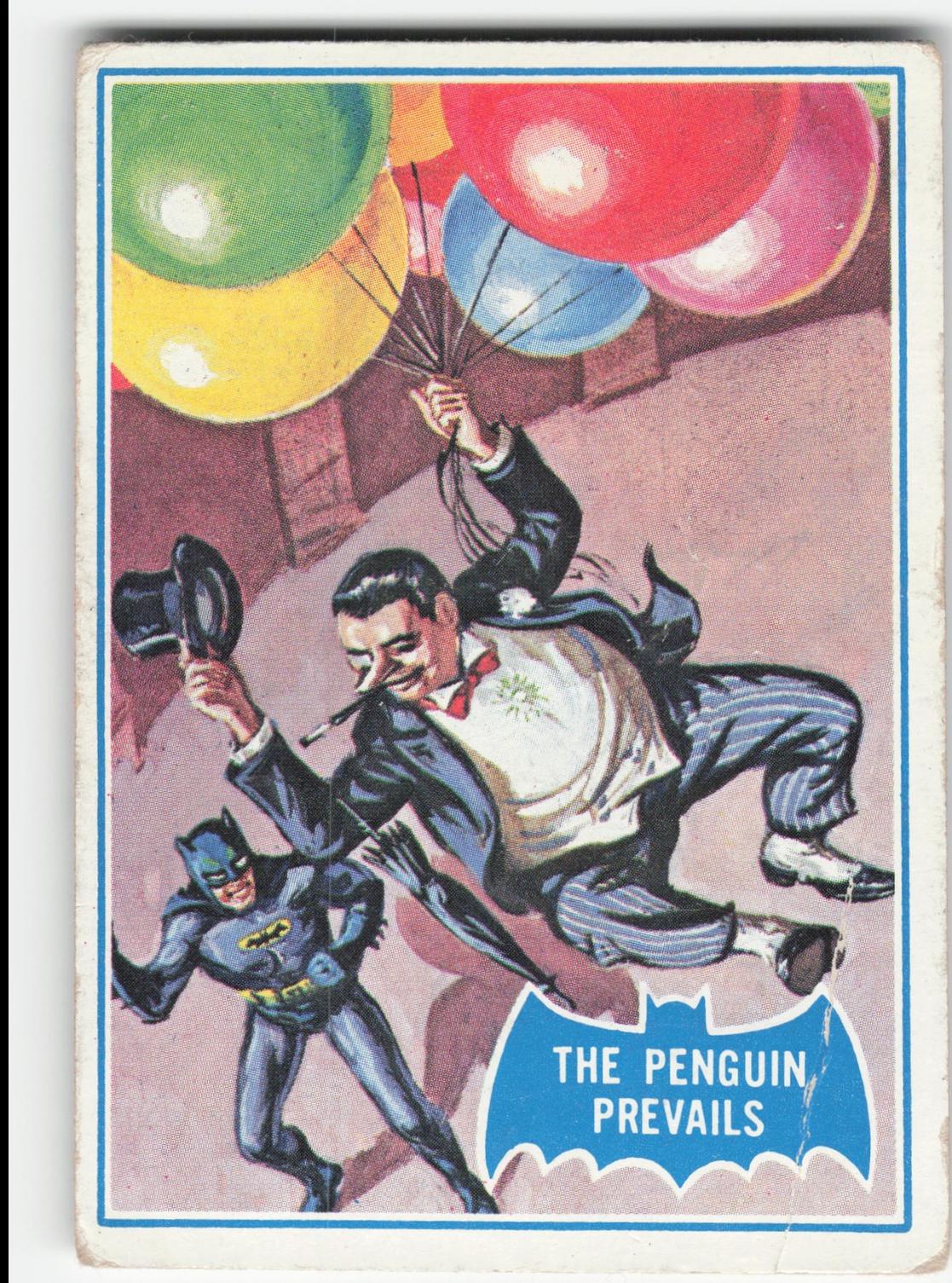 1966 Topps Batman Series B The Penguin Prevails [Puzzle] #2B card
