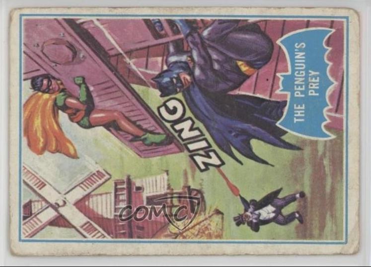 1966 Topps Batman Series B The Penguin's Prey #18B card