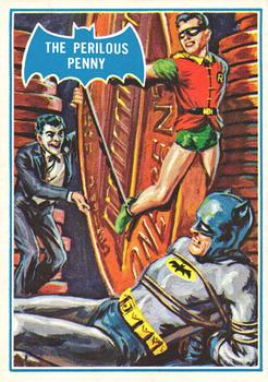 1966 Topps Batman Series B The Perilous Penny [Puzzle] #43B card