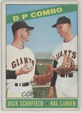 1966 Topps D P Combo #156 card