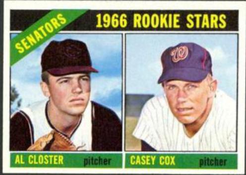 1966 Topps Senators 1966 Rookie Stars #549 card