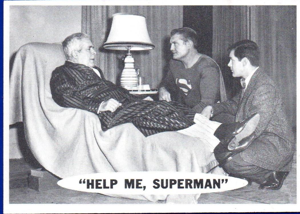 1966 Topps Superman Help Me Superman #54 card