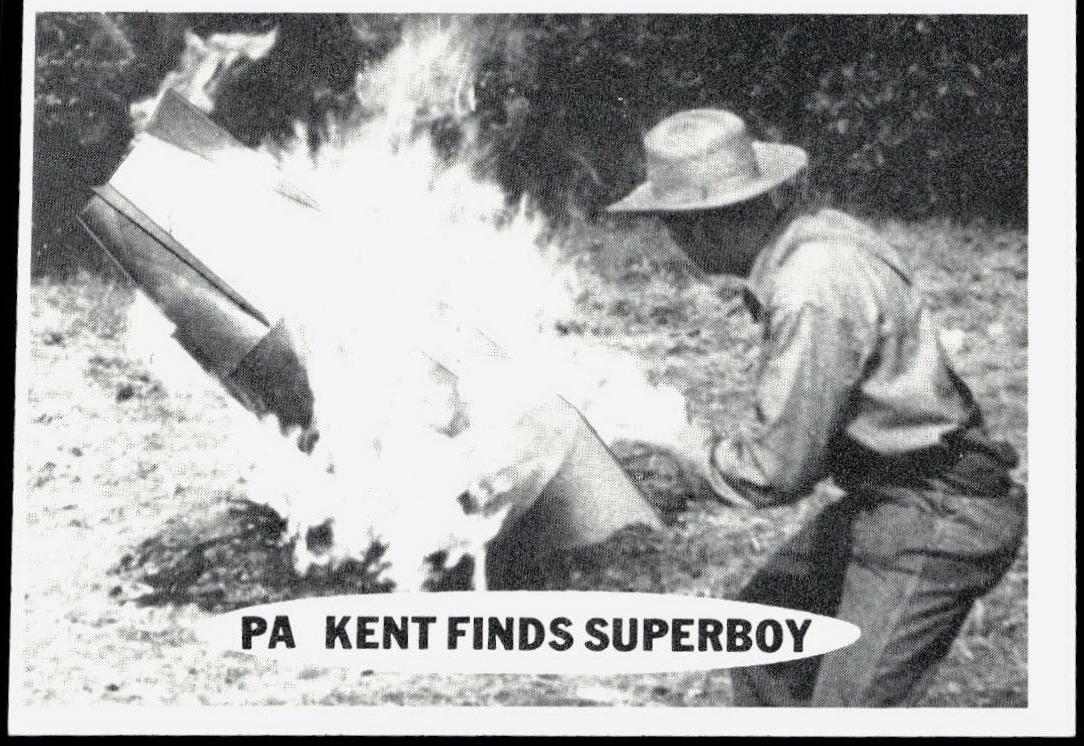 1966 Topps Superman Pa Kent Finds Superboy #57 card
