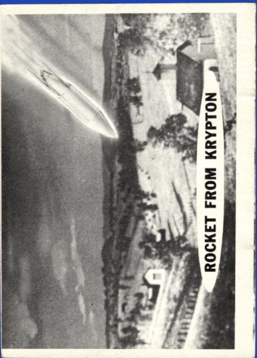 1966 Topps Superman Rocket from Krypton #59 card