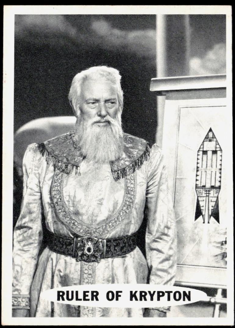 1966 Topps Superman Ruler of Krypton #63 card