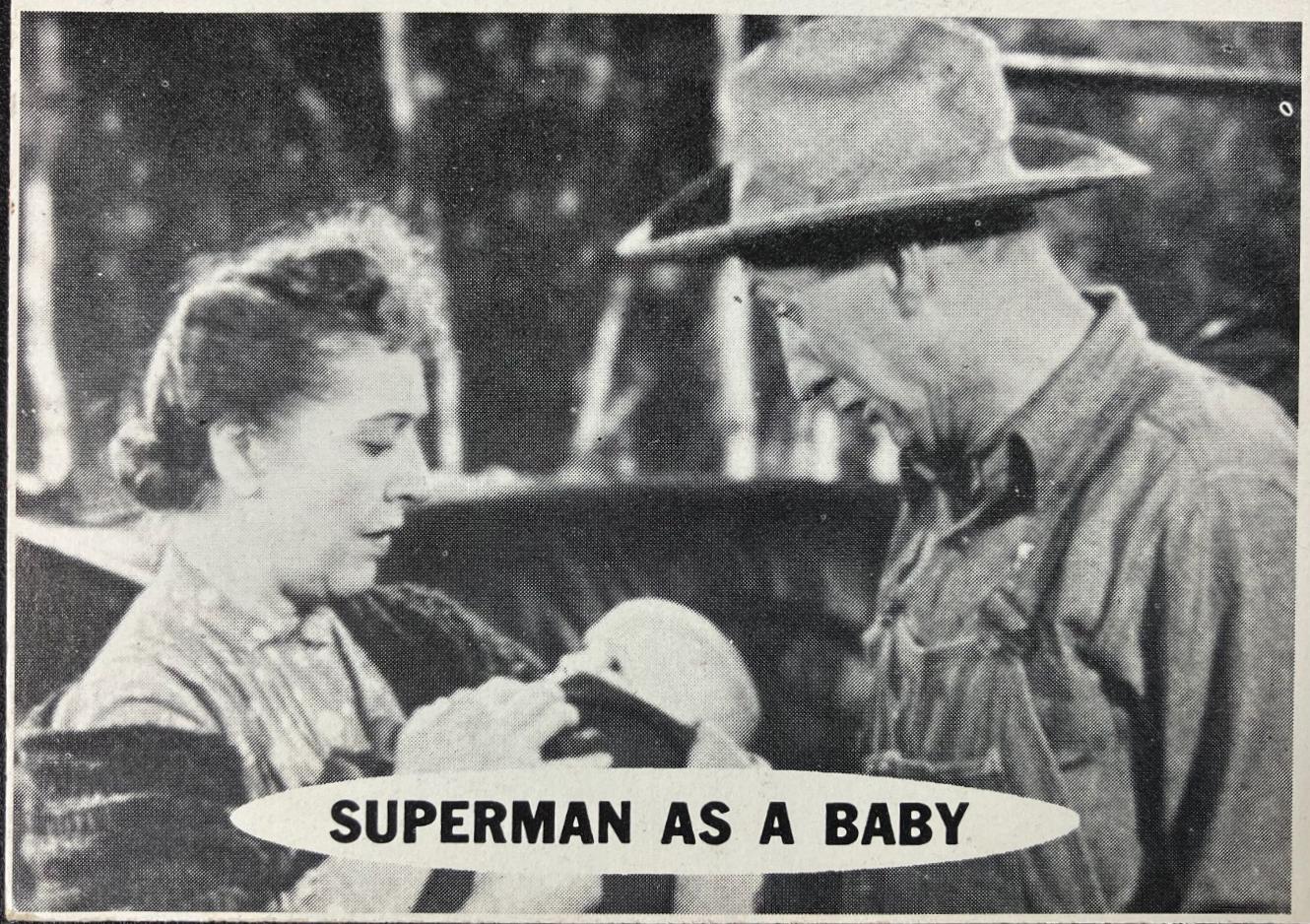 1966 Topps Superman Superman as a Baby #62 card