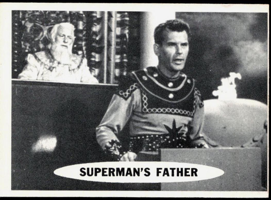 1966 Topps Superman Superman's Father #64 card